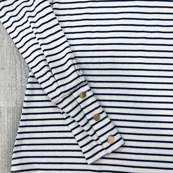 Draper James Striped Long Sleeve Top XS - Picture 7 of 9